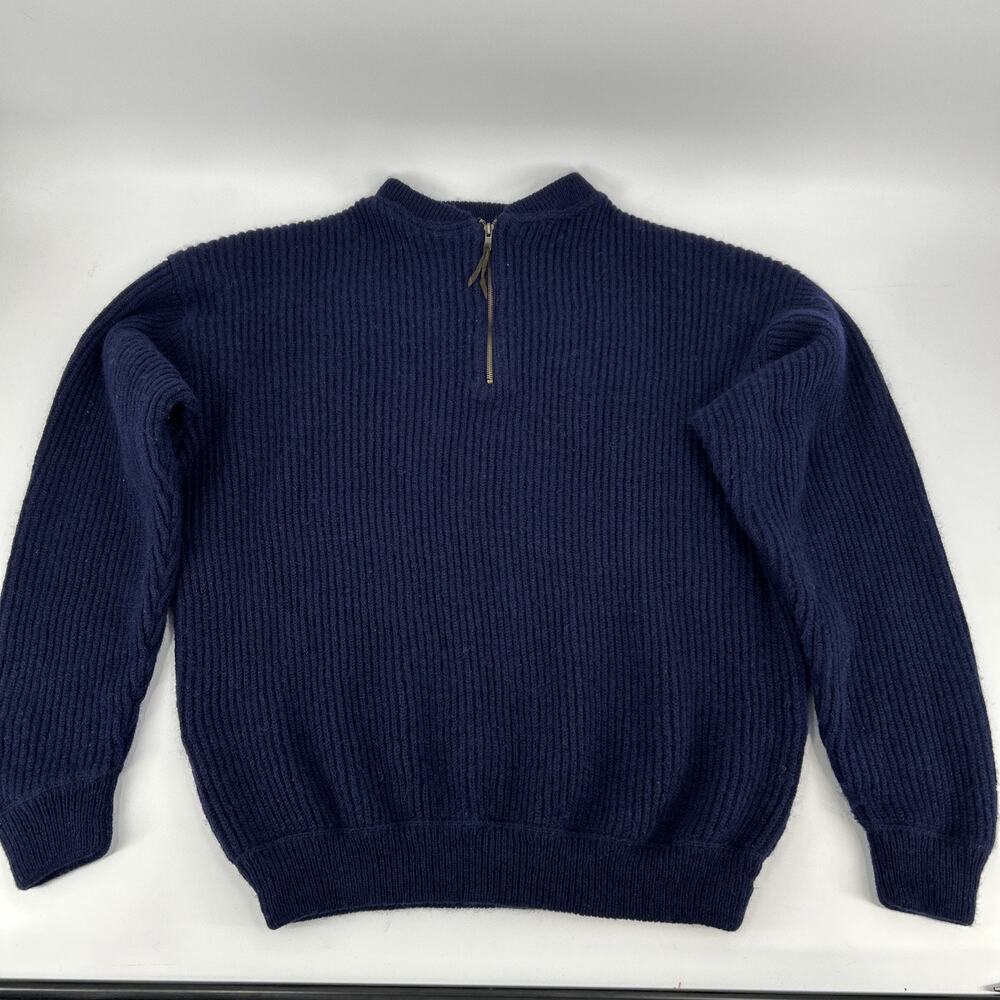 Britches Great Outdoor Shetland Wool Sweater Mens Size XXL Navy